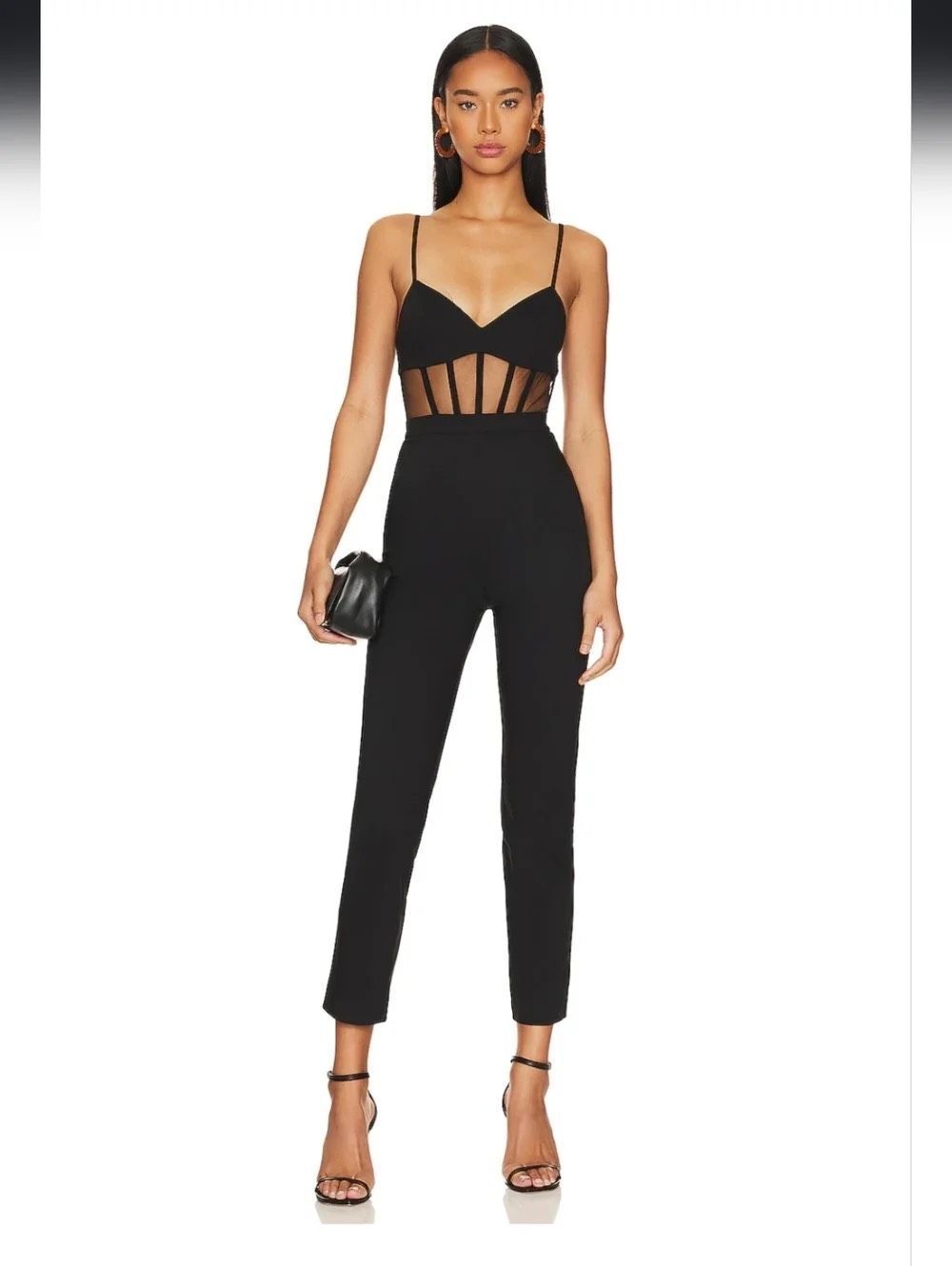 NWOT Flawed NBD Bianna Jumpsuit in Black Size XS